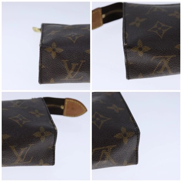 LOUIS VUITTON Monogram Poche Toilette 15 Pouch M47546 LV Auth 106486 - Picture 14 of 16